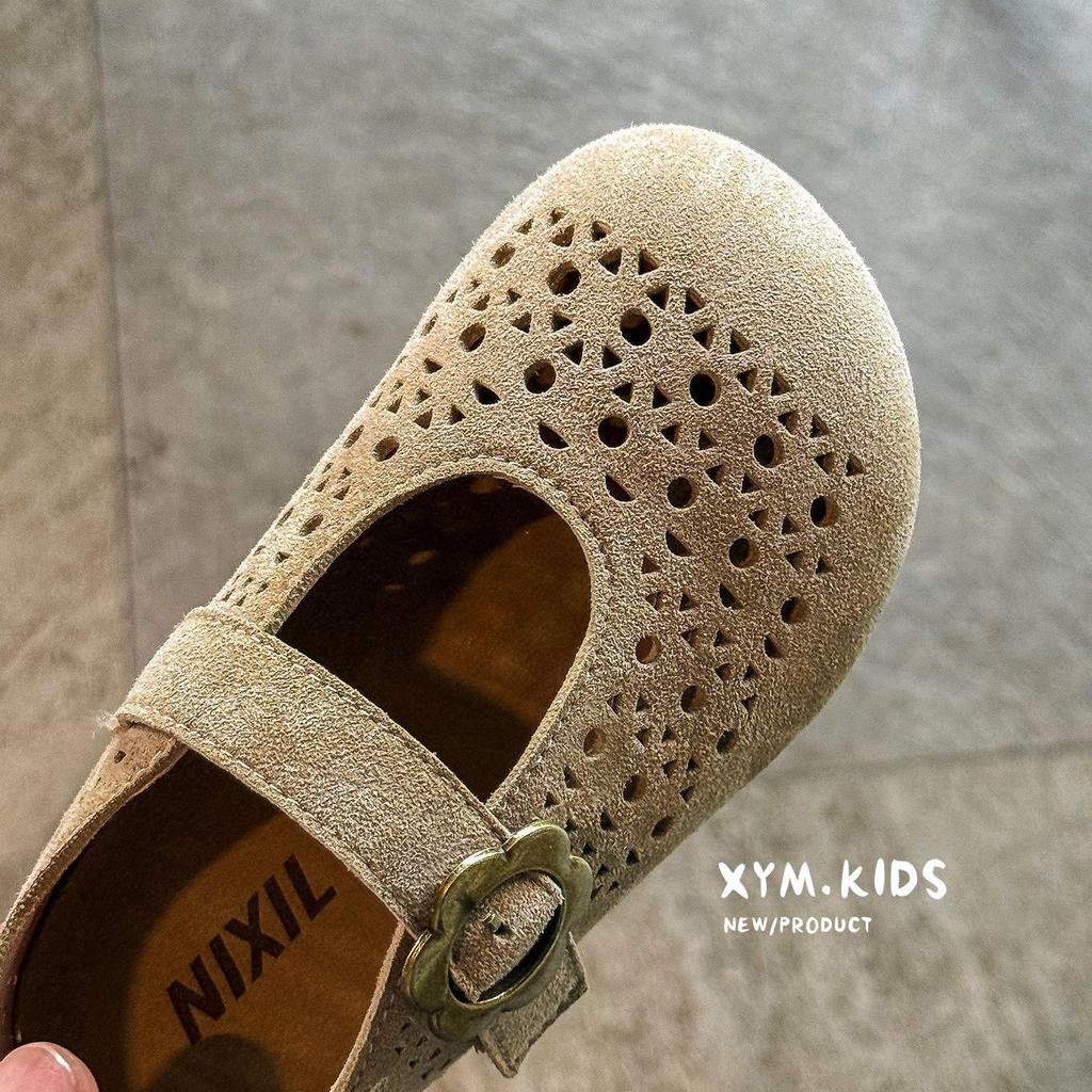 2026 Spring/Summer Kids' Retro Korean Style Soft Sole Princess Shoes