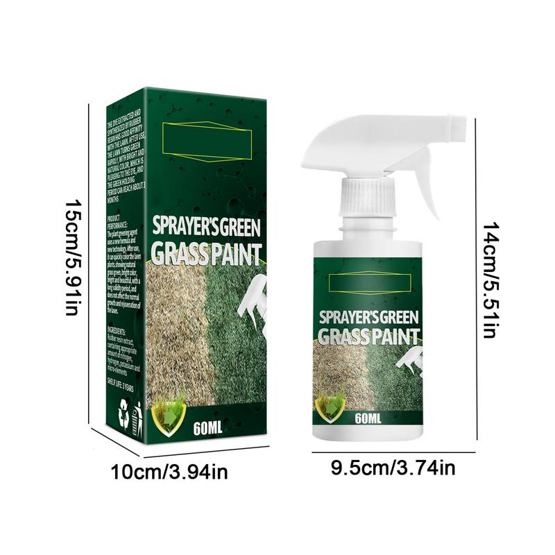 Hot Sale Green Grass Lawn Spray Household Seeding System Liquid Spray Seed Lawn Care Grass Shots Natural Pet-Friendly