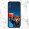 Paddington Bear Cute Phone Case For Samsung Galaxy A13,A21s,A22,A31,A32,A52,A53,A71,A80,A91 Soft Black Phone Cover