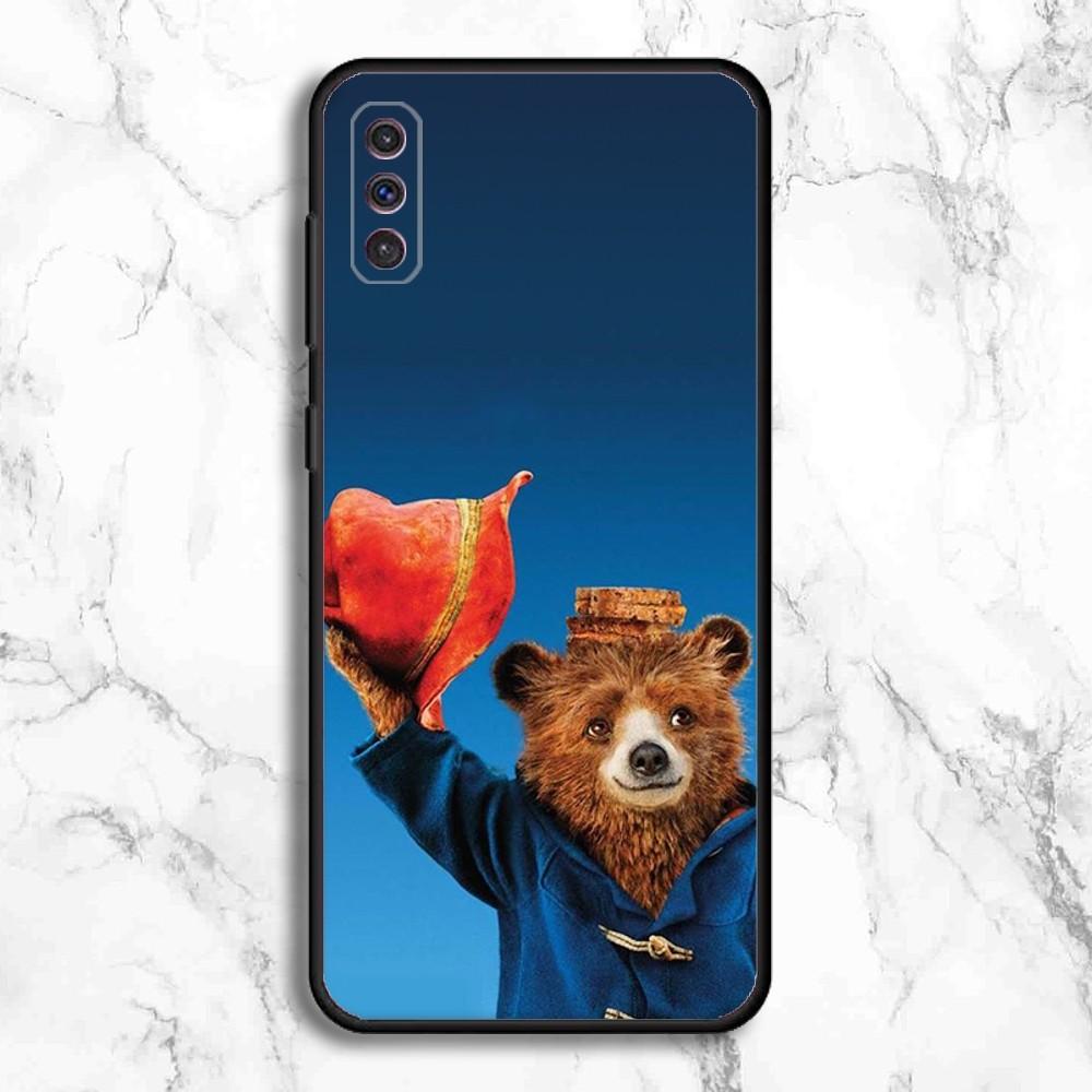 Paddington Bear Cute Phone Case For Samsung Galaxy A13,A21s,A22,A31,A32,A52,A53,A71,A80,A91 Soft Black Phone Cover