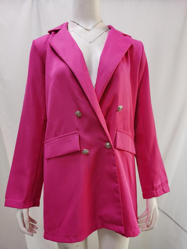 Women's European & American Style Lapel Cardigan Suit Jacket