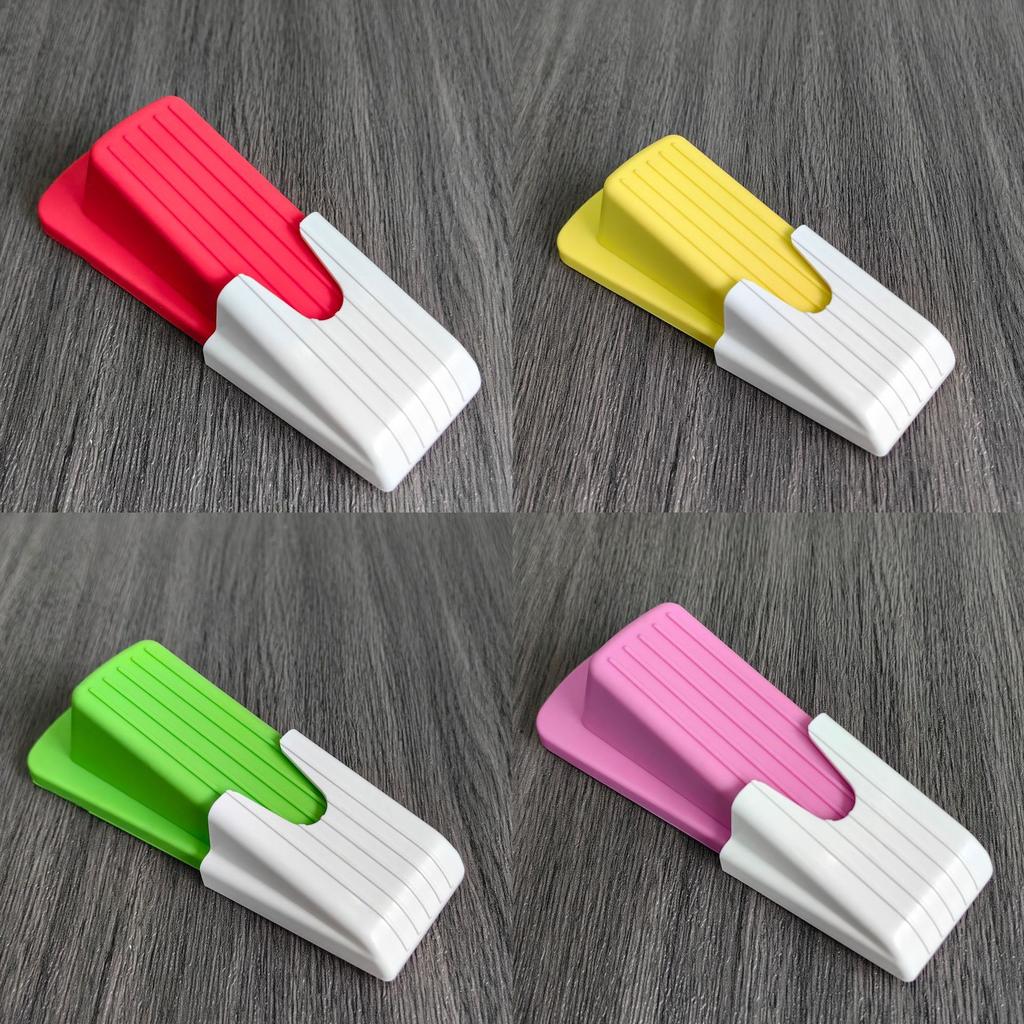 1/10Pcs Safety Silicone Door Stop Stoppers Block Wedge Doorstops Door Stopper Home Office Door Rear Retainer Anti-collision Stop