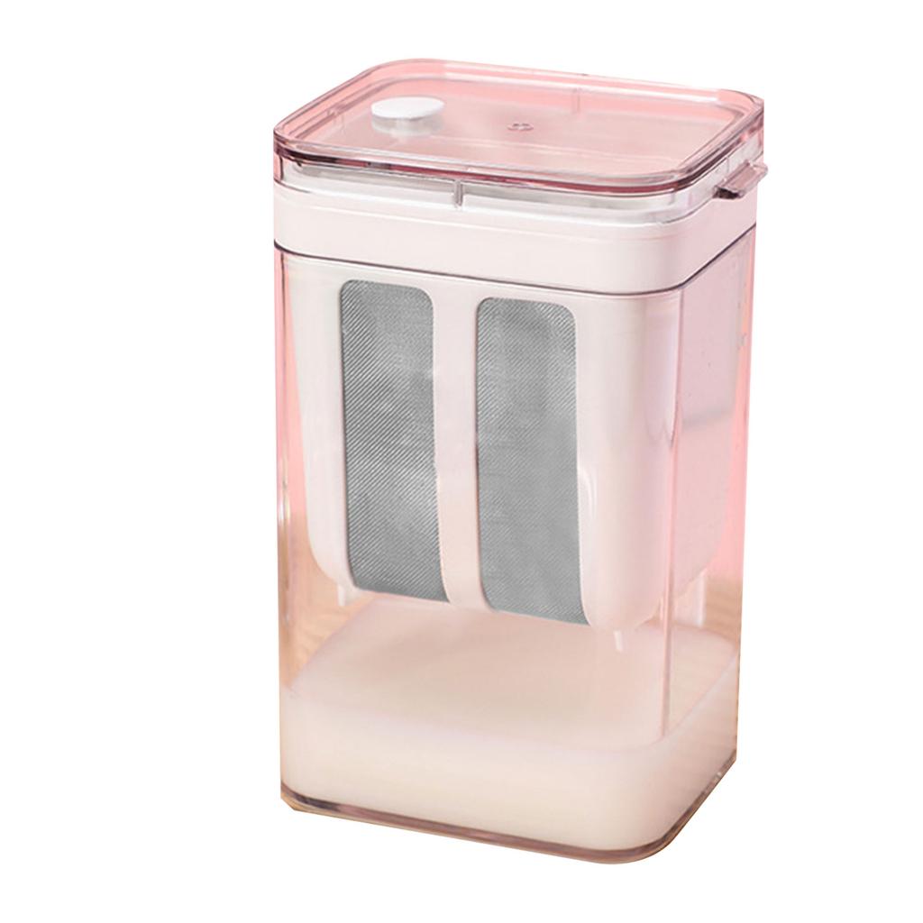 Yoghurt Sil med Fint Maskenett Yoghurt Filter Separator Matsil Gjenbrukbart Melkefilter Oste Fuktighetsseparator