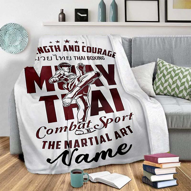 Men'S Judo Customize Your Name Blanket Warm Comfortable Soft Blanket For Chair Office Sofa Bed Sofa Office Camping Suitable For Gifting Relatives And