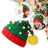 Christmas Winter Tree Beanie Knitteds Fashion Fabric Extra Warm Hatsupplies