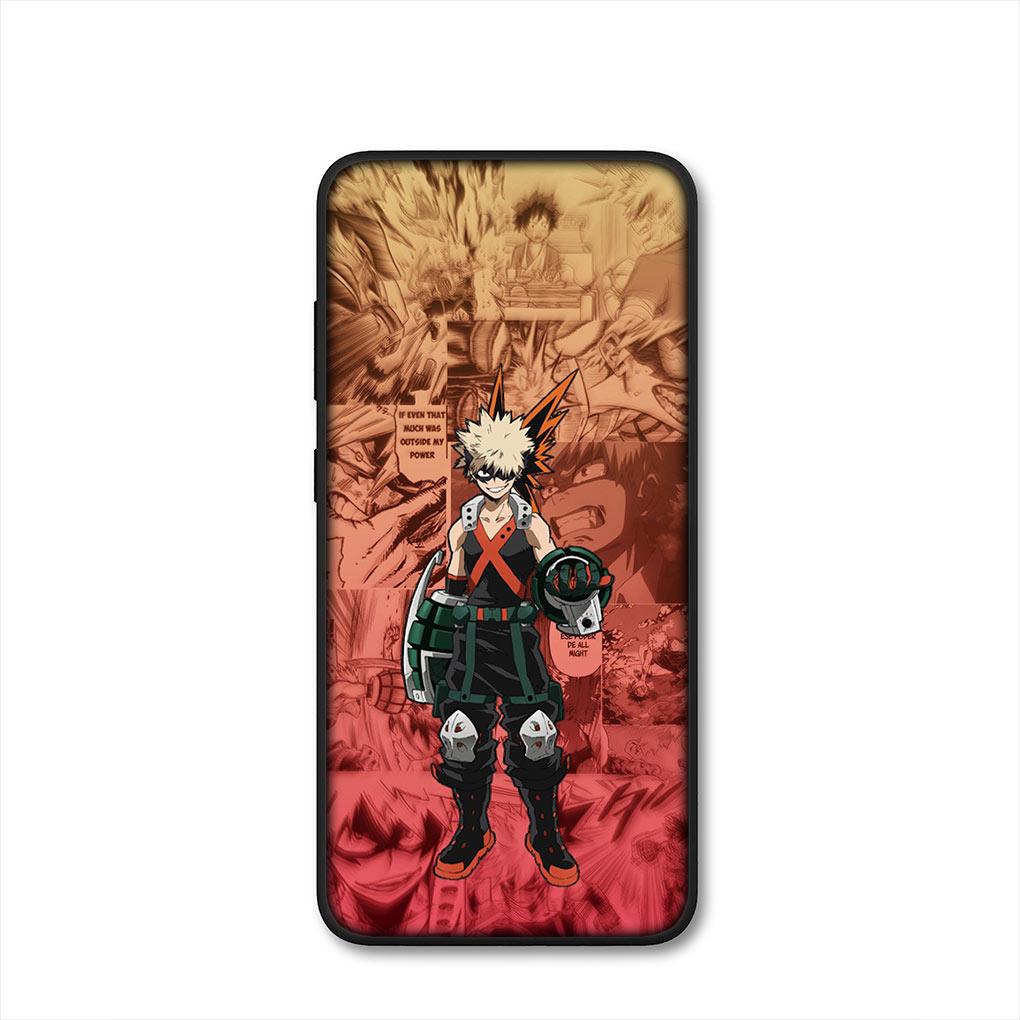 My Hero Academia Katsuki Bakugo BNHA Phone Cover for Xiaomi Redmi Note 11 10 9 8 Pro 9S 10S 11S 9A 9C NFC 9T 10A 10C 8A Case