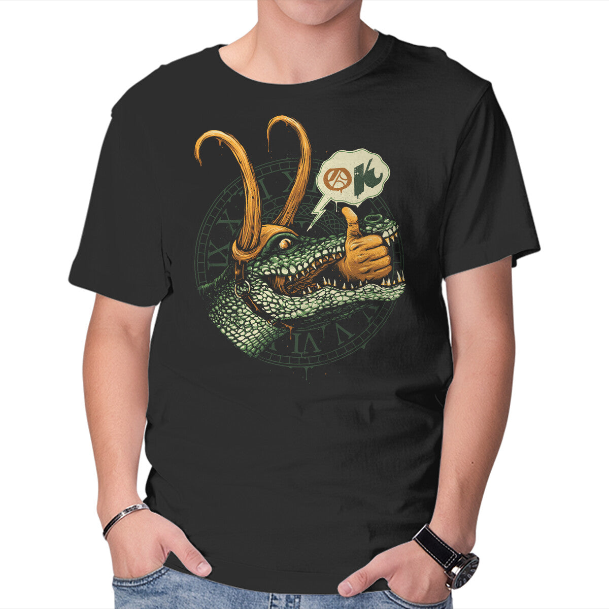 Unisex Crew Neck T-Shirt No Hand No Problem Graphic Short Sleeve Casual Tee XXXL