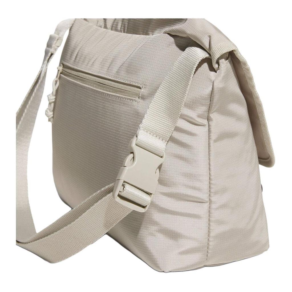 adidas Recycled Polyester Crossbody Bags Unisex Gray Putty KR2587