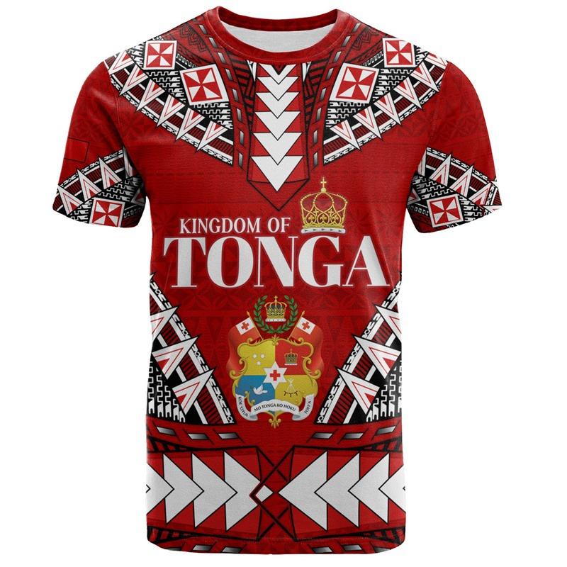 Summer Harajuku 3D Printing The Kingdom Of Tonga T Shirt Oceania Tonga National Day Graphic