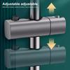 Shower Head Holder Adjustable Shower Bracket 360-degree Rotation Easy Install Detachable Flexible Bathroom Sprayer Holder for 20-25mm Slide Bar