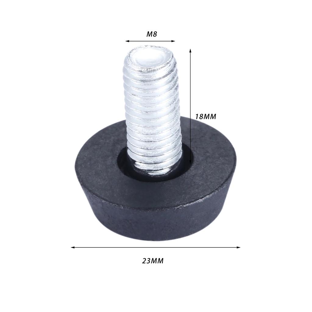 10Pc Black Furniture Legs Anti-slip Foot Riser Adjustable Height Plastic Base Table Cabinet Leg Pad Feet Leveler Floor Protector
