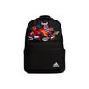 Printed Sports Large Capacity Polyester Backpack Unisex Backpack Black GQ3737