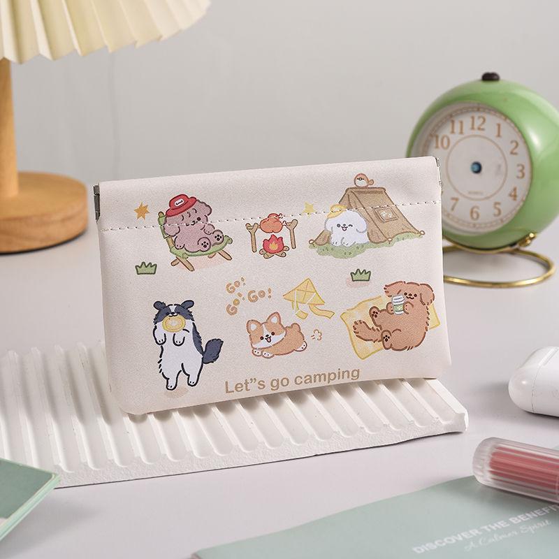 Kosmetická taštička s potiskem šrapnelu: Přenosné pouzdro na rtěnky se samouzavírací funkcí