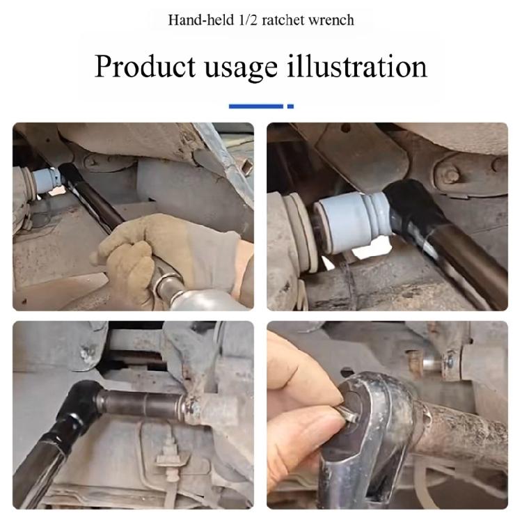 Convenient Ratchet Spanner With Reversible Levers And Extended Shafts For Hard To Reach Fasteners