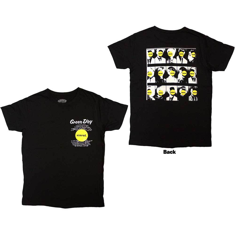 Green Day Nimrod Pocket Mugshots T-Shirt Black New XXXL