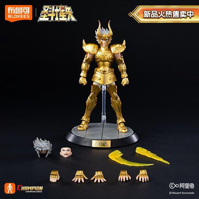 Blokees Saint Seiya Anime Figur Death Mask Shura Shiryu Action Figur Champion Klasse Sammlungsstatue Modell Ornament Spielzeug Geschenke