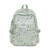 Schoolbag new solid color star large capacity versatile schoolbag new cute women's backpack backpack high value double backpack