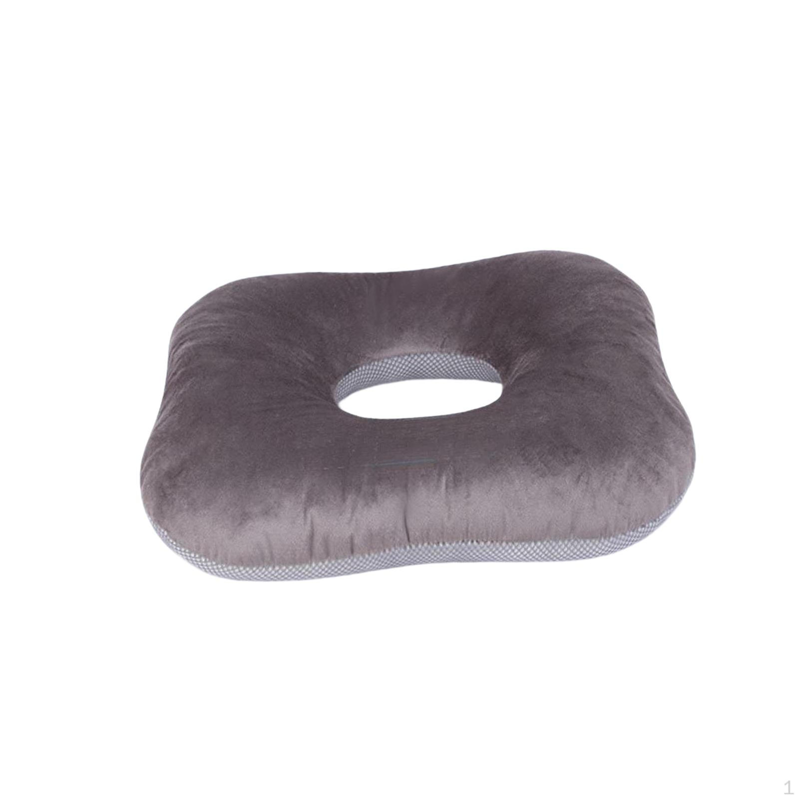 

Bed Sore Cushion Donut Pillow Comfort Seat for Long Travel Office Home Sofa кавовий
