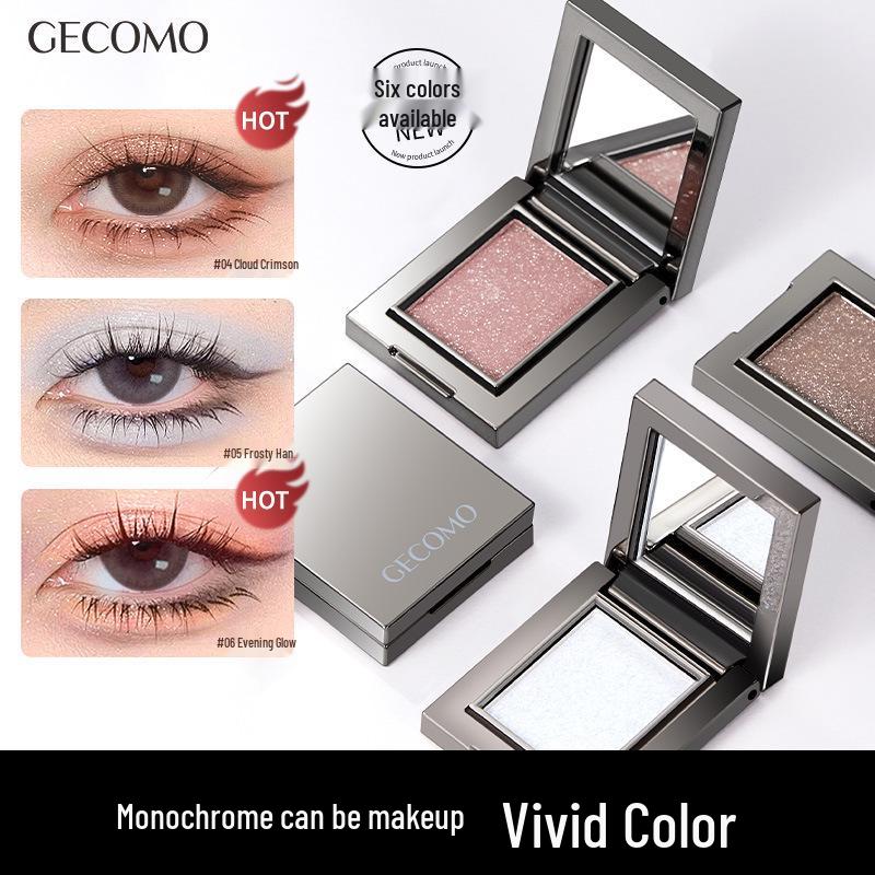 Manwan Select Dreamland Einzelner schimmernder Lidschatten-Palette - Langanhaltend, Aufhellend, Feiner Glitzer, Nicht absetzend.