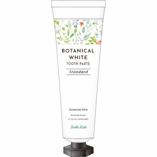 Teeth Lab Botanical White Standard Toothpaste, 100g, for at-home teeth whitening. Made with natural ingredients and additive-free, this premium formul