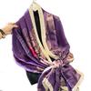 New Style Spring Summer Women Big Flower Print Scarf Ladies Popular Beach Silk Satin Shawl Fashion Headcloth