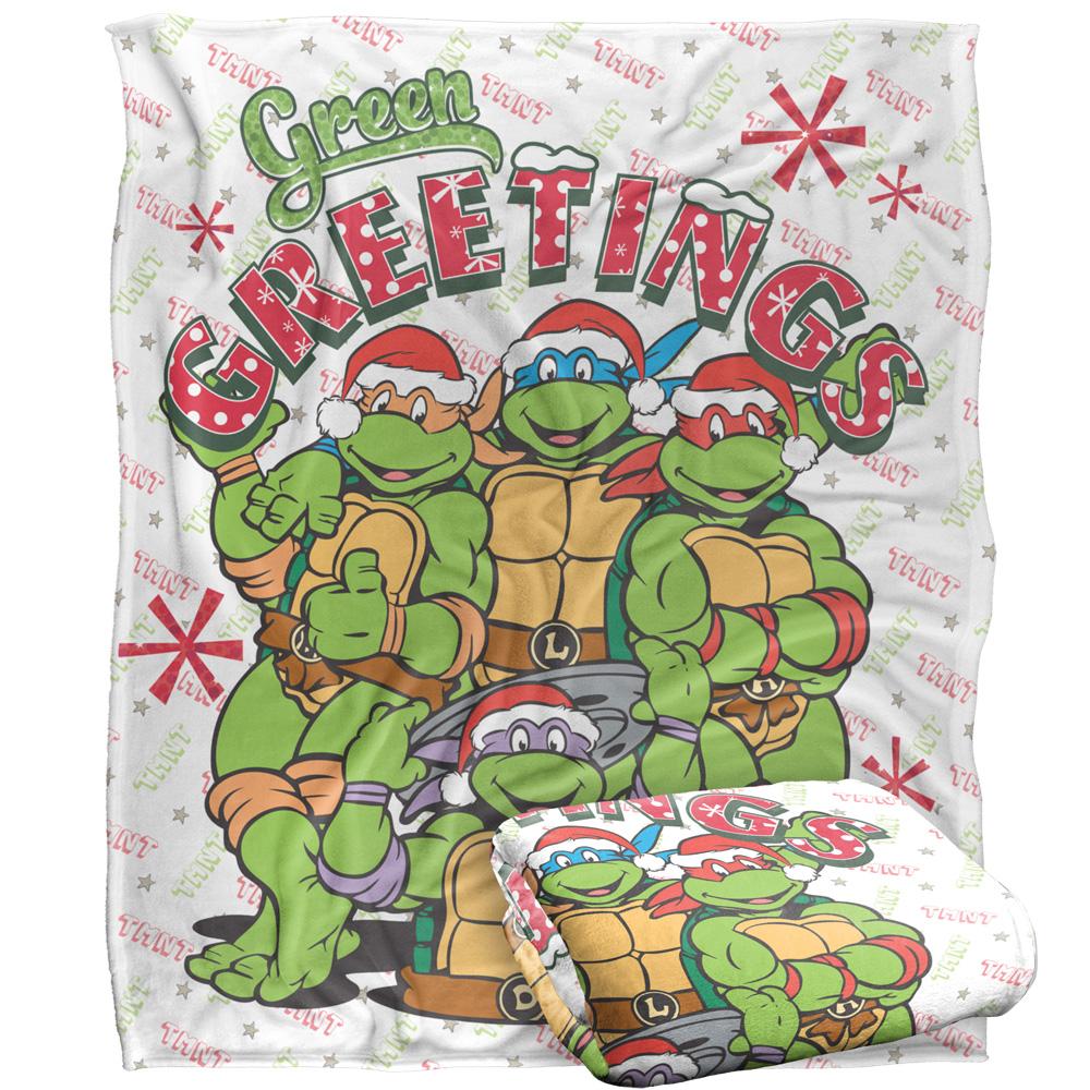 TMNT Greetings Silky Supersoft Blanket