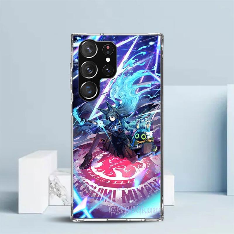 Hoshimi Miyabi Zenless Zone Zero ZZZ Soft Cover for Samsung Galaxy S25 Edge S26 S24 S23 Ultra Phone Case S22 S21 Plus S20 FE Pri