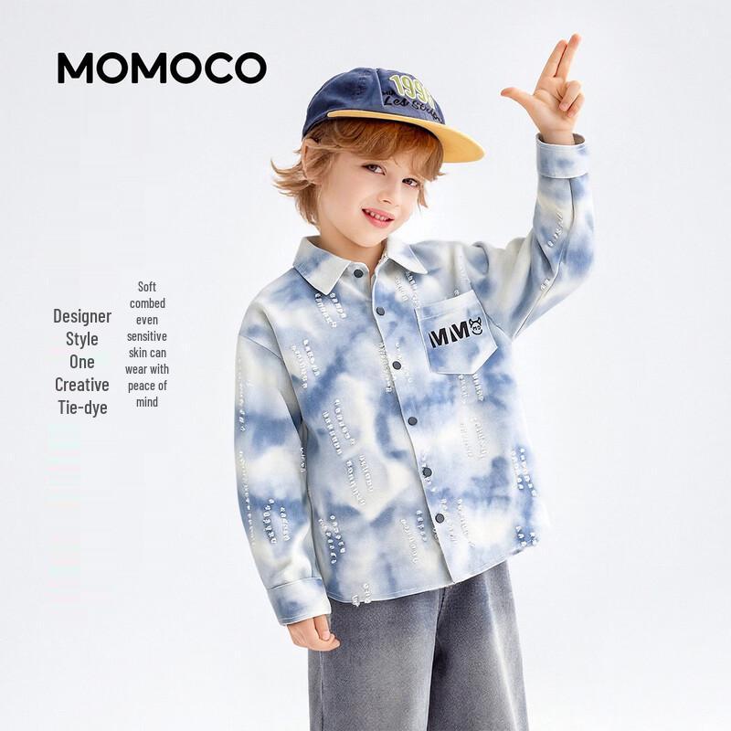 MOMOCO Kids  Spring Fashion Long Sleeve Shirt Jacket 160