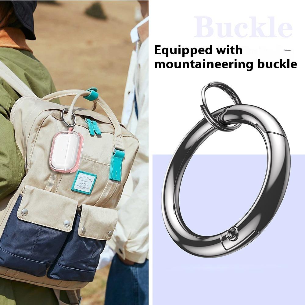 Apple AirPods Pro tokhoz karabinerrel, kontrasztos színű TPU fülhallgató védőtok