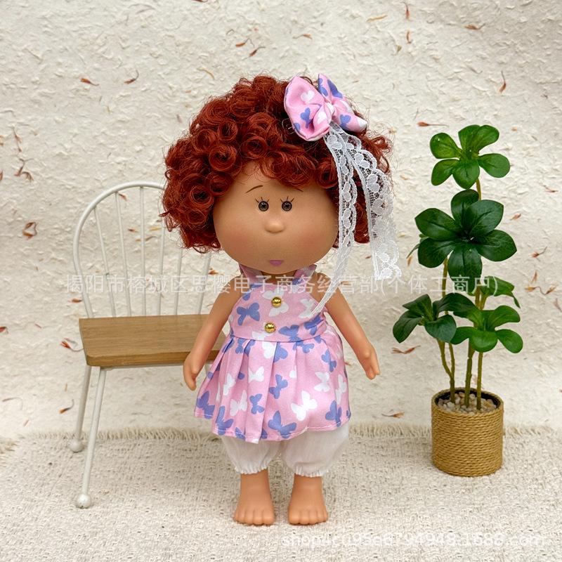 24cm Spanish Mia Potato Doll Dress-Up Set with Plush Outfit