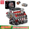 Mould King 10130 Der F488 Supercar V8 Motor Baustein Technisches Auto Ziegelstein Set Montage Auto Motor Spielzeug Kinder Weihnachtsgeschenk