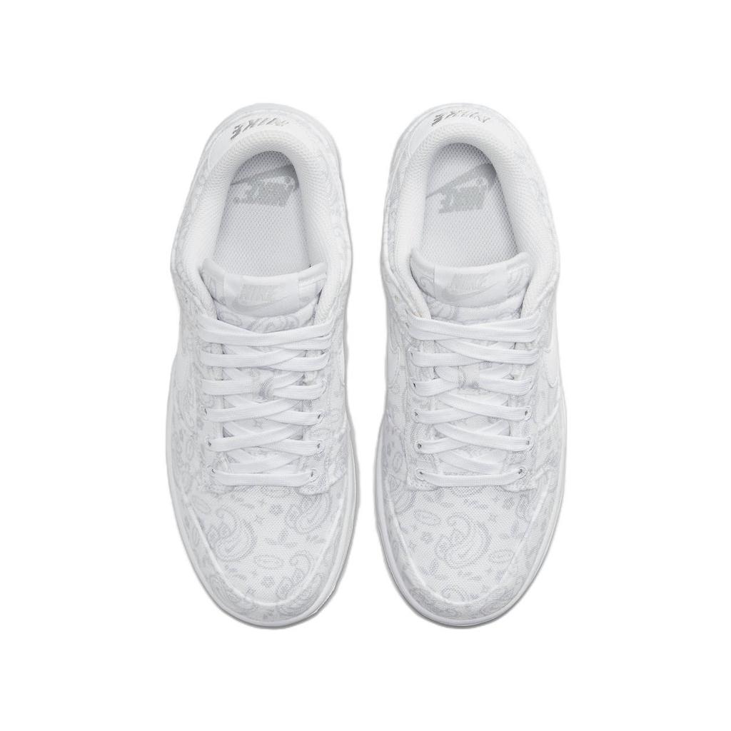 Nike Dunk Low White Paisley Women's Skate Shoes Sneakers DJ9955-100