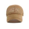 Summer Knitted Hollow Mesh Baseball Cap Women's Outdoor Sunscreen Hat Beach Cap