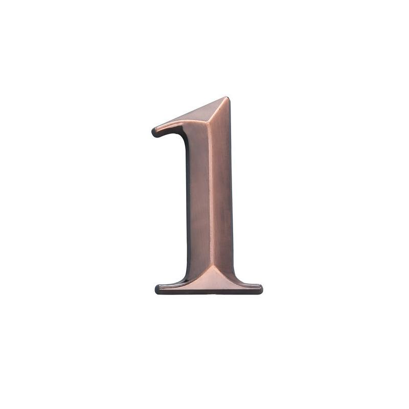 2.7-Inch Abs Metal Sensing Number Plate 7Cm Stereoscopic House Number Digital Door Head Stereoscopic Characters