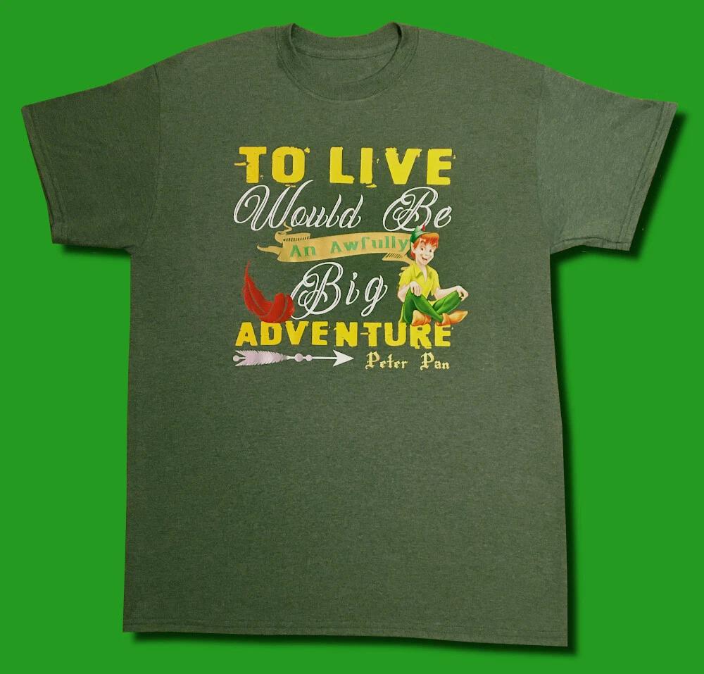 Disney World custom Peter Pan T-Shirt unisex men women vacation Disneyland tee 4XL