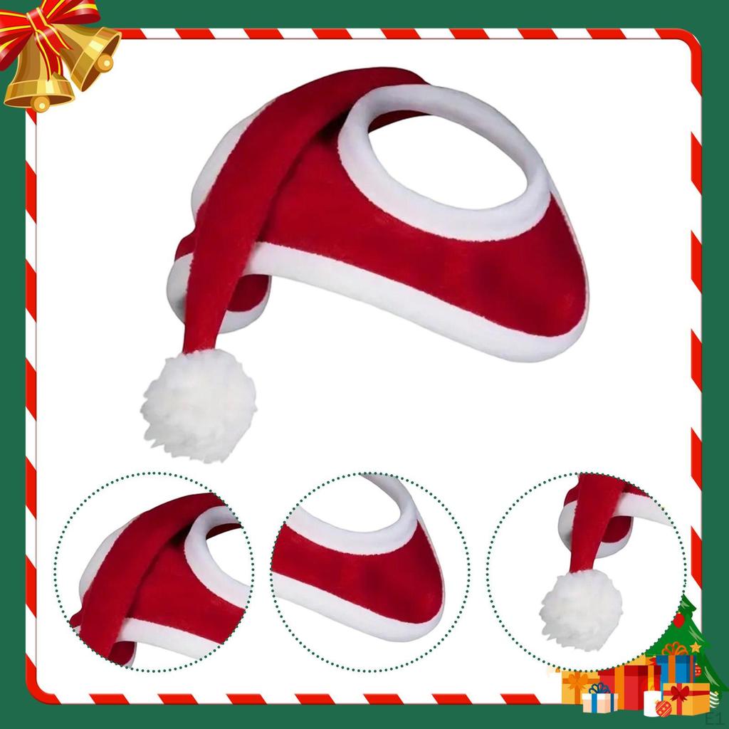 Christmas Horse Hat Accessories Festivals Dress up Farm Photo Breathable Red Riding Holiday Decor