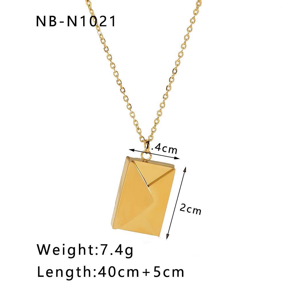 European and American ins style, couple book pendant necklace love open and close book necklace collarbone chain female
