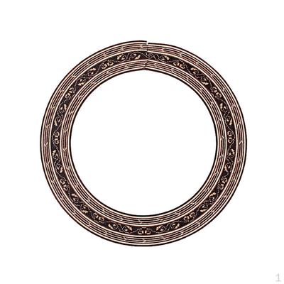 Akustische Rosettenteile für klassische Gitarre mit eingelegtem Schallloch – +, 88 mm