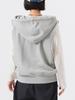 Beams Boy Women's Sleeveless Full-Zip Hoodie, T.GREY, One Size