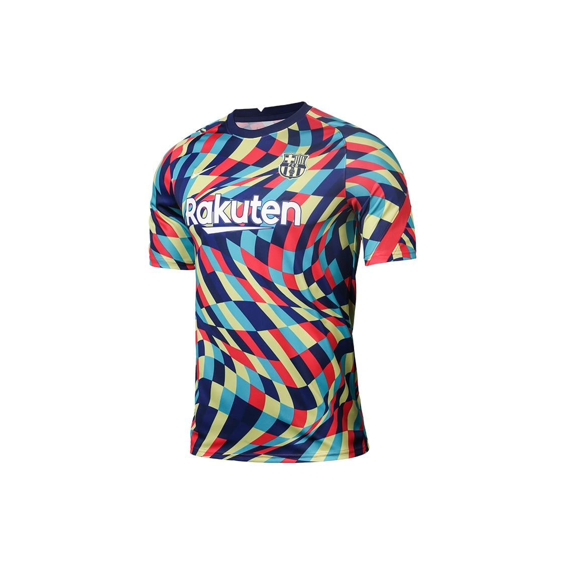 Nike FC Barcelona Prematch Top  Multicolor  Men s CW7750-492 L
