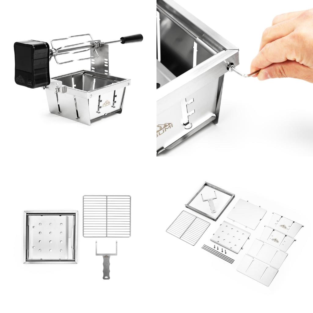 Perfect Grill Square PerfectGrill Square BBQ Grills In Perfect for Family and Solo Camping Mt.SUMI (Mini) / (Mini) / Grill, Foldable, Compact,