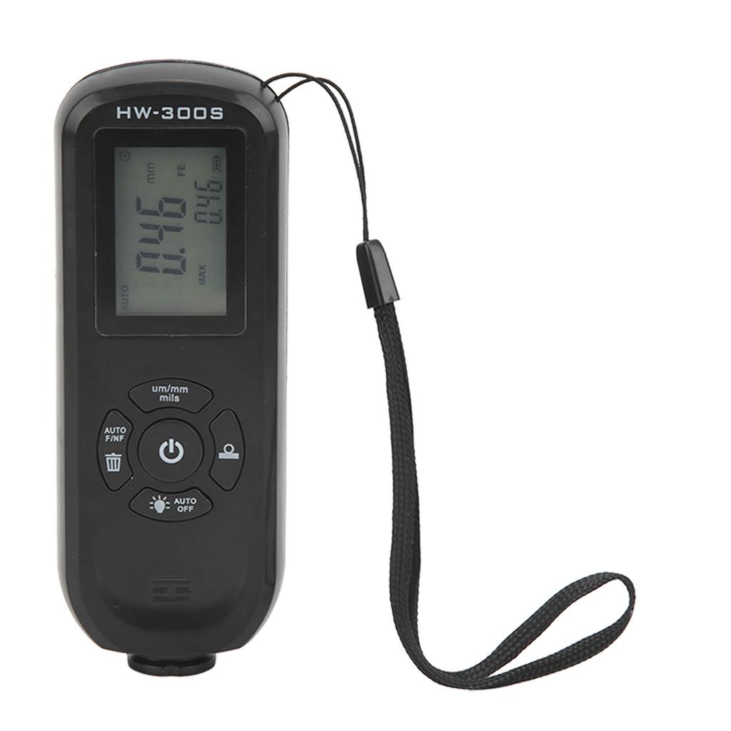 Paint Coating Thickness Gauge Depth Meter 3 Units Um Mm Mils for Manufacturing Vertical Screen