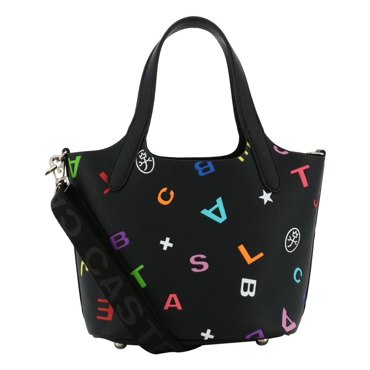 

Сумка Tote Bag Mini Tote Ladies 087781 Lyra 2WAY Shoulder Bag Mini Shoulder Cute Brand Black [Castelbajac] [01]