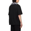We11done Printed Pattern Short Sleeve T-Shirt Men tops Black WDTT125732UBK