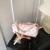 Nylon Small Oval Crossbody Bag For Women With Zipper Closure And Macaron Colors