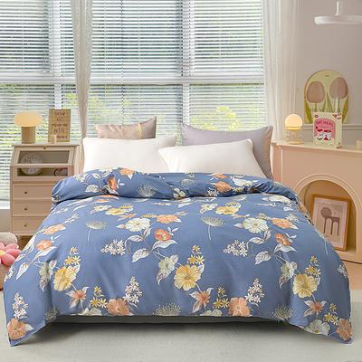 Luxury Floral Patterns Comforter Cover 1Pc Quilt Cover Skin-friendly Breathable Soft Duvet Cover with Zipper Queen Size Bedding