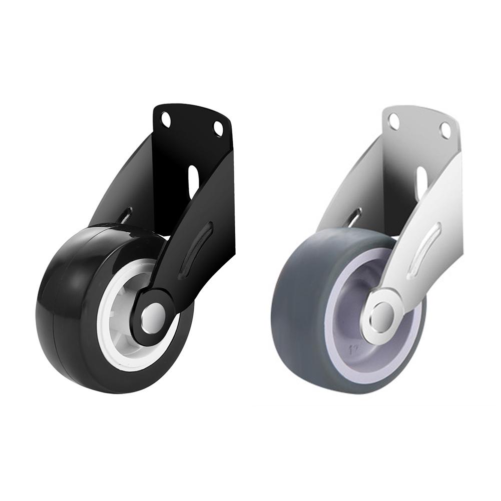 1pcs Furniture Casters Wheels Soft Rubber Swivel Caster Tool Household For Cabinet Quite Moving F8S0