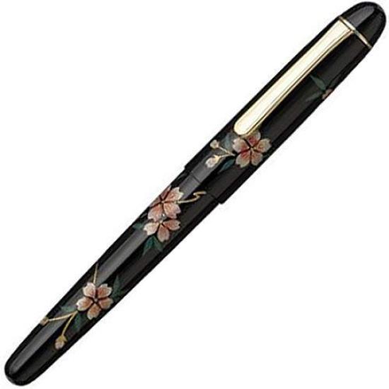 Platinum Fountain Pen Century Kaga Hira Sakura Fine Nib #3776 Maki-e PNB-30000B#40-2 (Converter Included)