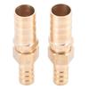 Brass Fitting Hose Barb Tail Reducer Reducing Plug Connector (6mm-8mm 4 pcs)