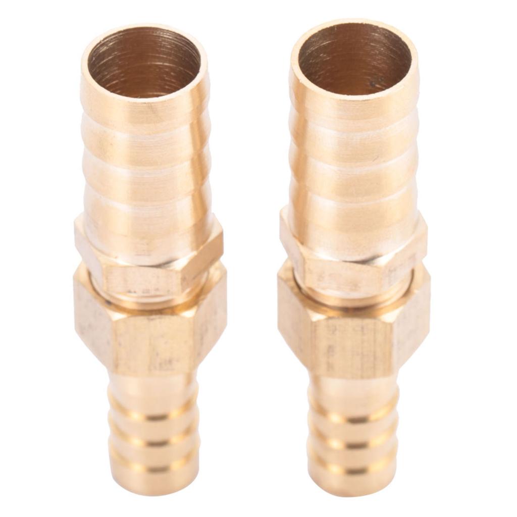 Brass Fitting Hose Barb Tail Reducer Reducing Plug Connector (6mm-8mm 4 pcs)